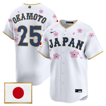 Men's Team Japan World Baseball Classic x Takashi Murakami Vapor Premier Jersey - Stitched