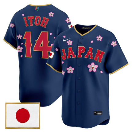Men's Team Japan World Baseball Classic x Takashi Murakami Vapor Premier Jersey - Stitched