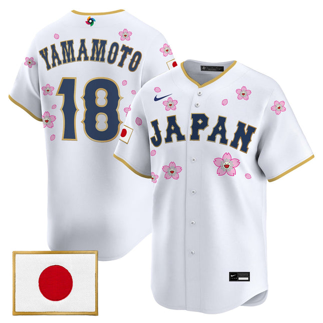 Men's Team Japan World Baseball Classic x Takashi Murakami Vapor Premier Jersey - Stitched
