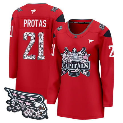 Women's Washington Capitals 2026 Cherry Blossom Premium Jersey - All Stitched