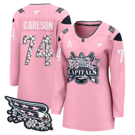 Women's Washington Capitals 2026 Cherry Blossom Premium Jersey - All Stitched