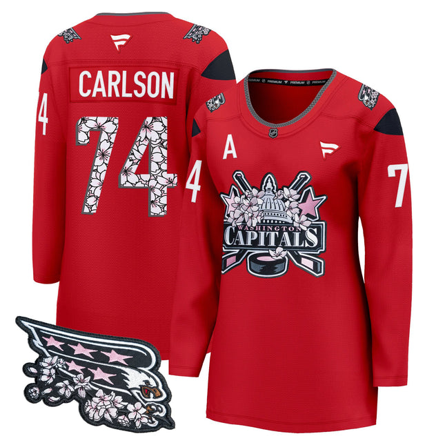Women's Washington Capitals 2026 Cherry Blossom Premium Jersey - All Stitched