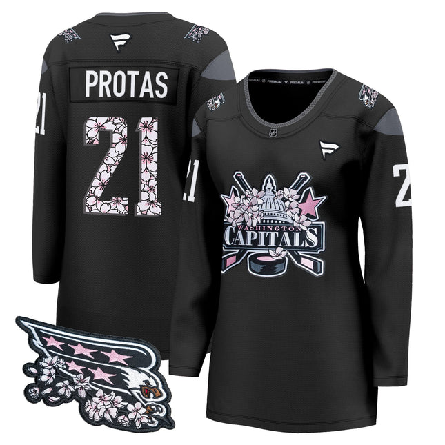 Women's Washington Capitals 2026 Cherry Blossom Premium Jersey - All Stitched