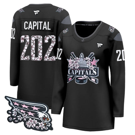 Women's Washington Capitals 2026 Cherry Blossom Premium Jersey - All Stitched