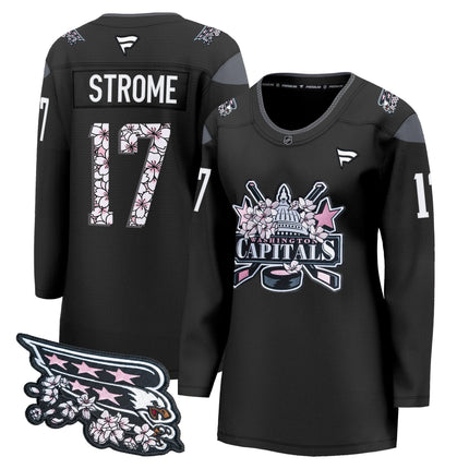 Women's Washington Capitals 2026 Cherry Blossom Premium Jersey - All Stitched
