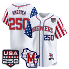 White / #250 America / S