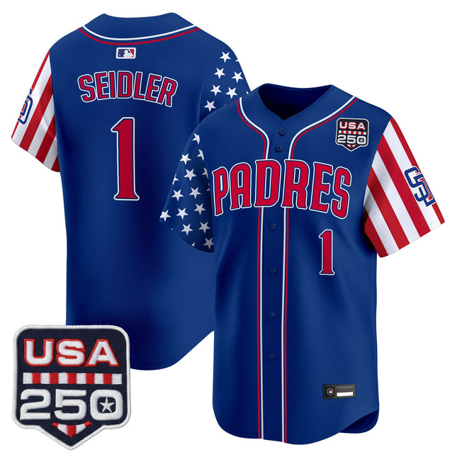 Men's San Diego Padres "America250 Edition" Vapor Premier Limited Jersey - All Stitched