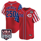 Red / #250 America / S