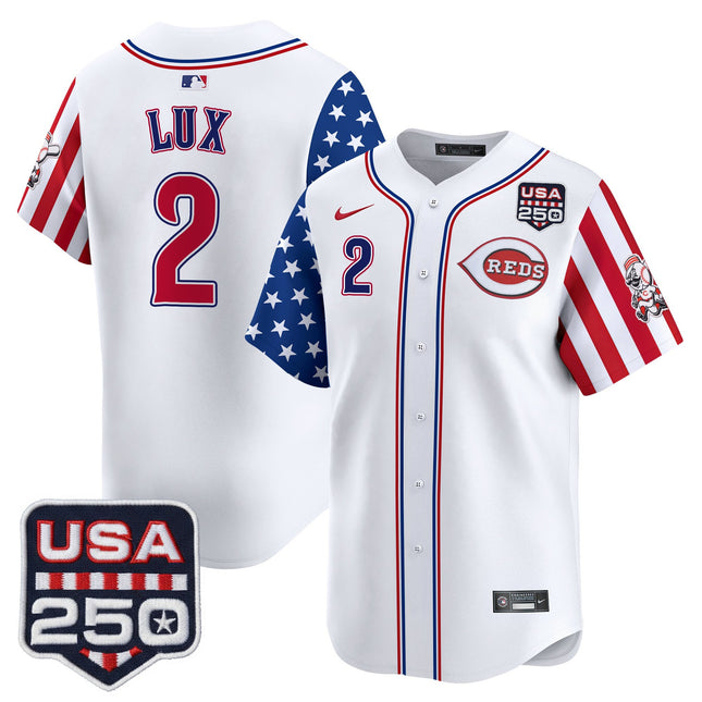 Men's Cincinnati Reds "America250 Edition" Vapor Premier Limited Jersey - All Stitched