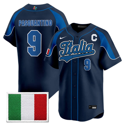 Men's Team Italy 2026 World Baseball Classic Vapor Premier Jersey - All Stitched