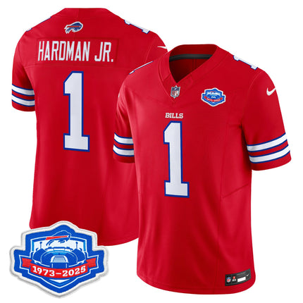 Men's Buffalo Bills 1973 - 2025 Farewell Season Patch Vapor Limited Jersey - All Stitched