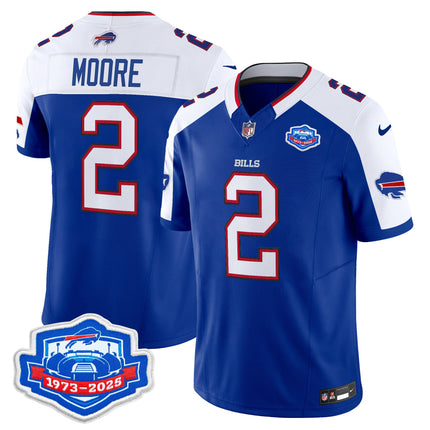 Men's Buffalo Bills 1973 - 2025 Farewell Season Patch Vapor Limited Jersey - All Stitched