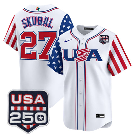 Men's Team USA World Baseball Classic "America250 Edition" Vapor Premier Limited Jersey - All Stitched