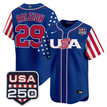Men's Team USA World Baseball Classic "America250 Edition" Vapor Premier Limited Jersey - All Stitched