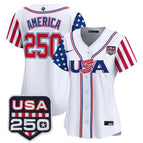 White / #250 America / S