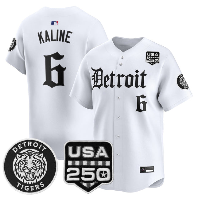 Men's Detroit Tigers ‘Gothic Edition’ Vapor Premier Limited Jersey - All Stitched