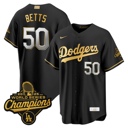 Men's Los Angeles Dodgers "Gold Collection" Premier Limited Jersey - All Stitched