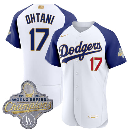 Men's Los Angeles Dodgers "Gold Collection" Premier Elite Jersey - All Stitched