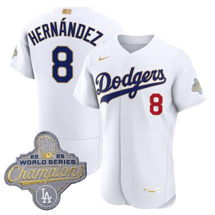 Men's Los Angeles Dodgers "Gold Collection" Premier Elite Jersey - All Stitched