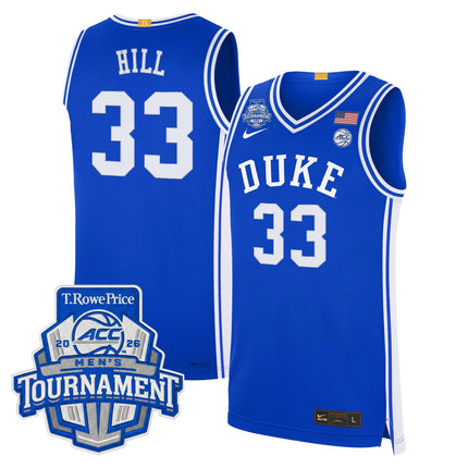 Men's Duke Blue Devils 2026 ACC Conference Tournament Champions Basketball Jersey - All Stitched