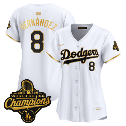 Women's Los Angeles Dodgers "Gold Collection" Premier Limited Jersey - All Stitched