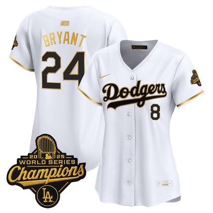 Women's Los Angeles Dodgers "Gold Collection" Premier Limited Jersey - All Stitched