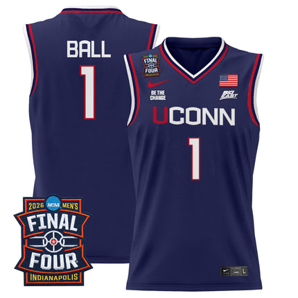Men's UConn Huskies 2026 Final Four Patch Basketball Jersey - All Stitched