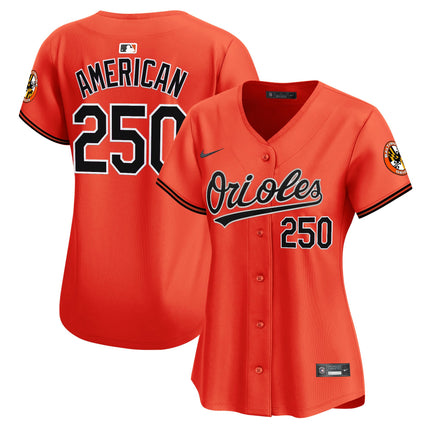 Women's Baltimore Orioles 2026 Vapor Premier Limited Jersey - All Stitched