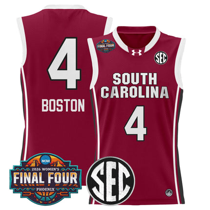 Men's Size South Carolina Gamecocks 2026 Women's Tournament Final Four Basketball Jersey - All Stitched