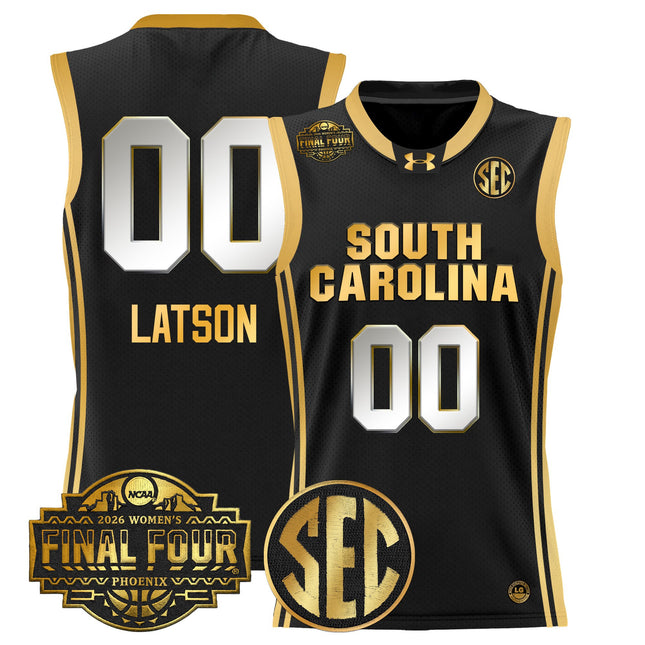 Men's Size South Carolina Gamecocks 2026 Women's Tournament Final Four Basketball Jersey - All Stitched