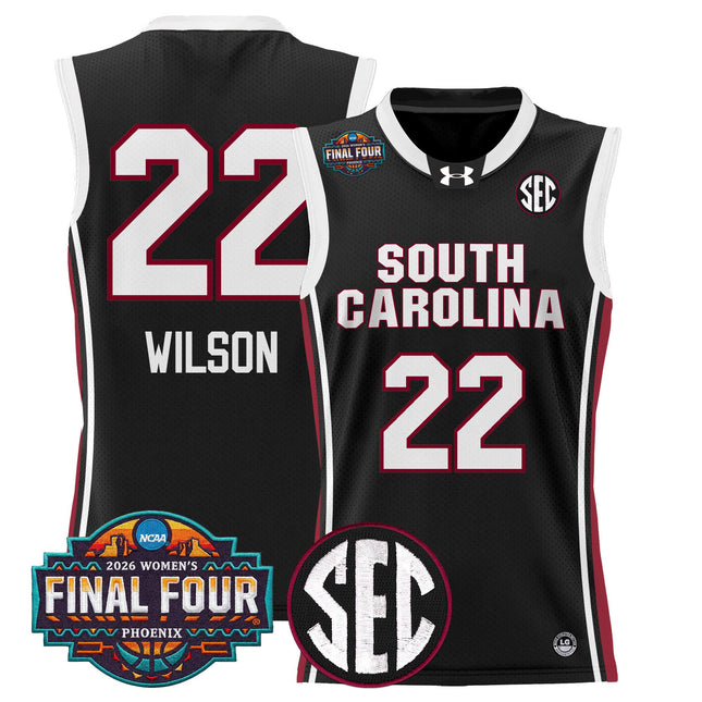 Men's Size South Carolina Gamecocks 2026 Women's Tournament Final Four Basketball Jersey - All Stitched