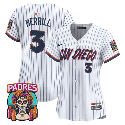 Women's San Diego Padres 2026 City Connect Vapor Premier Limited Jersey - All Stitched
