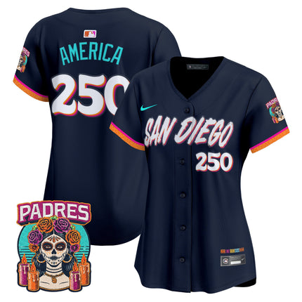 Women's San Diego Padres 2026 City Connect Vapor Premier Limited Jersey - All Stitched
