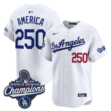 Men's Dodgers 2026 Vapor Premier Limited Jersey - World Series Champions Edition - All Stitched
