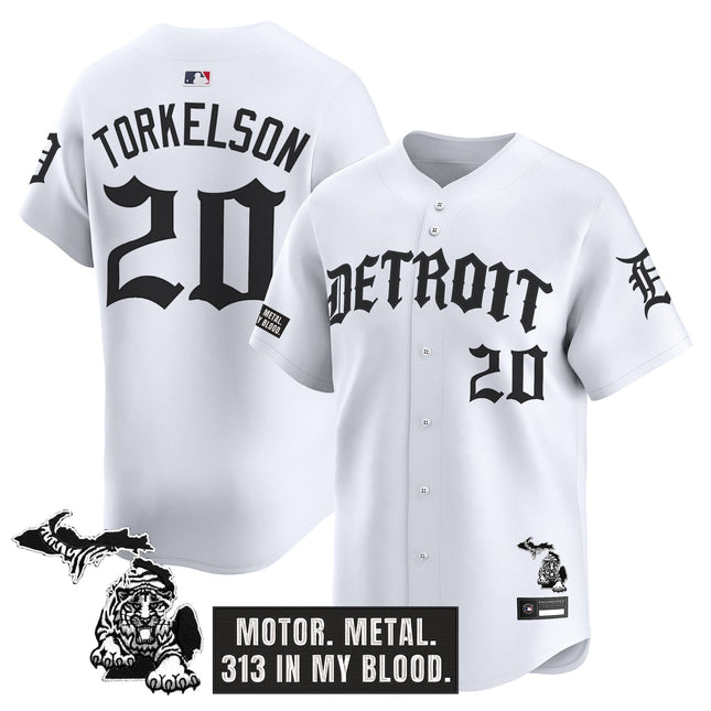Men's Detroit Tigers 'Old English Edition' Vapor Premier Limited Jersey - All Stitched