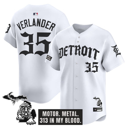 Men's Detroit Tigers 'Old English Edition' Vapor Premier Limited Jersey - All Stitched