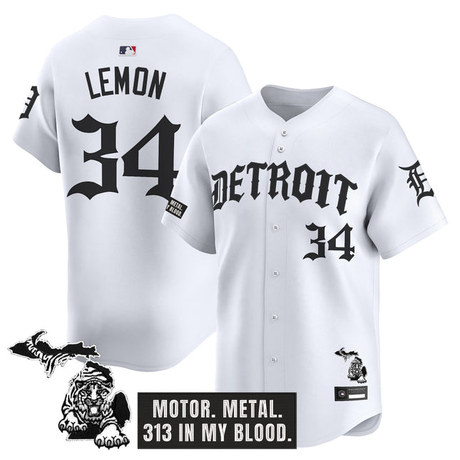 Men's Detroit Tigers 'Old English Edition' Vapor Premier Limited Jersey - All Stitched