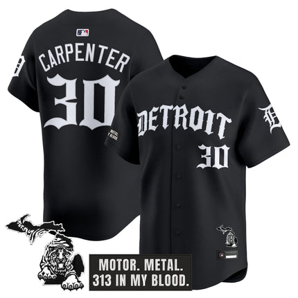 Men's Detroit Tigers 'Old English Edition' Vapor Premier Limited Jersey - All Stitched