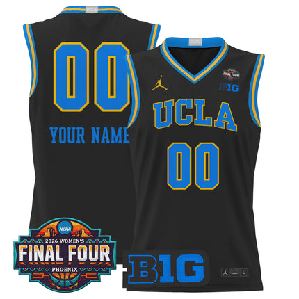 UCLA Bruins 2026 Women's Tournament Final Four Custom Basketball Jersey - All Stitched