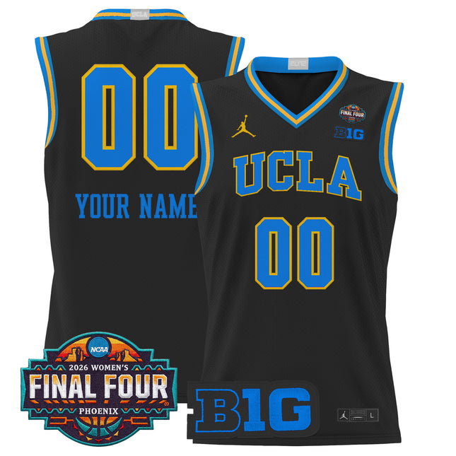 UCLA Bruins 2026 Women's Tournament Final Four Custom Basketball Jersey - All Stitched