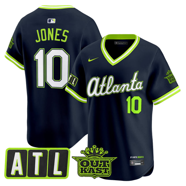 Men's Atlanta Braves 2026 City Connect x Outkast Vapor Premier Limited Jersey - All Stitched