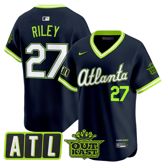 Men's Atlanta Braves 2026 City Connect x Outkast Vapor Premier Limited Jersey - All Stitched