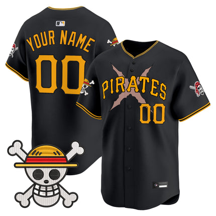 Pittsburgh Pirates x One Piece Vapor Premier Limited Custom Jersey - Stitched
