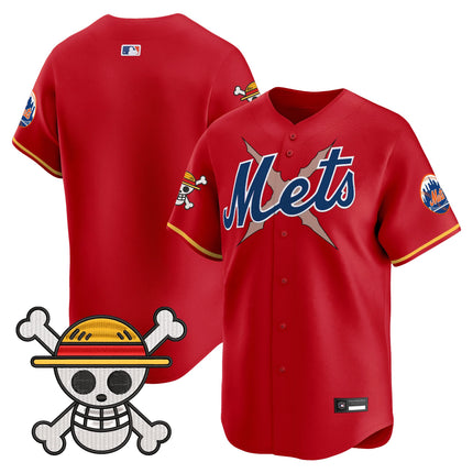 Men's New York Mets x One Piece Vapor Premier Limited Jersey - Stitched