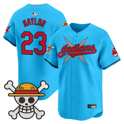Men's Cleveland Indians x One Piece Vapor Premier Limited Jersey - Stitched