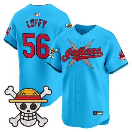 Men's Cleveland Indians x One Piece Vapor Premier Limited Jersey - Stitched