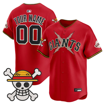 San Francisco Giants x One Piece Vapor Premier Limited Custom Jersey - Stitched