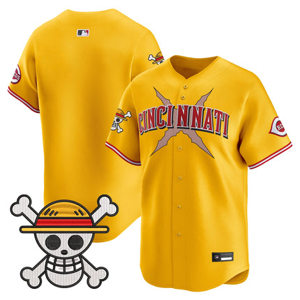 Men's Cincinnati Reds x One Piece Vapor Premier Limited Jersey - Stitched