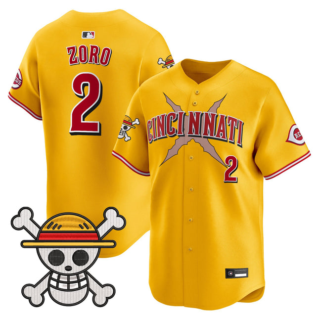 Men's Cincinnati Reds x One Piece Vapor Premier Limited Jersey - Stitched