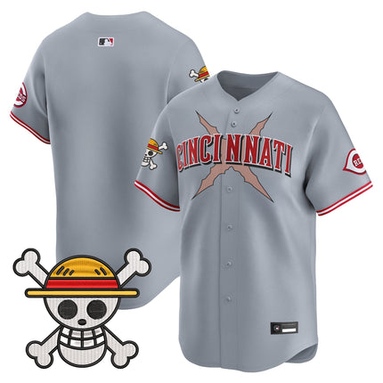 Men's Cincinnati Reds x One Piece Vapor Premier Limited Jersey - Stitched